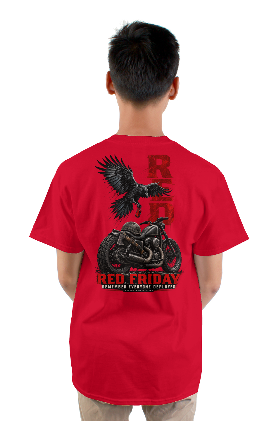RavenAxe RED Friday Tribute Tee