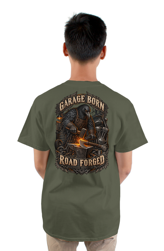 RavenAxe Garage Born Road Forged Tee