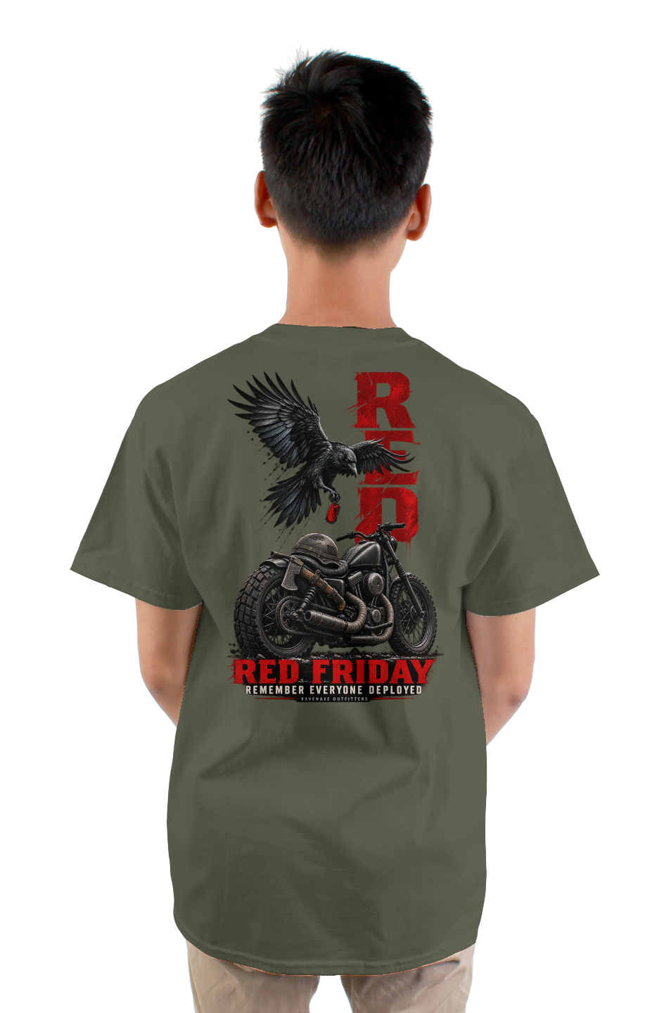 RavenAxe RED Friday Tribute Tee