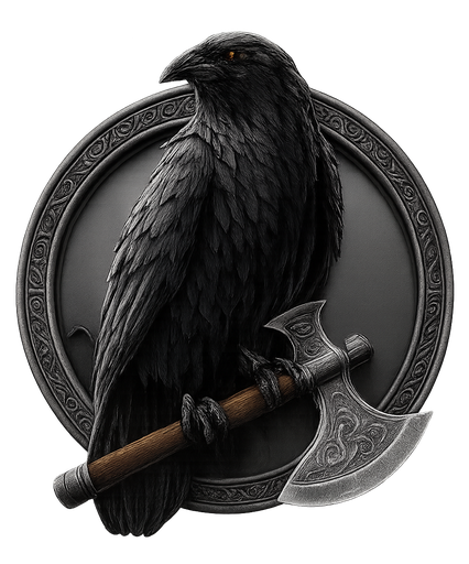 RavenAxe raven and axe mark